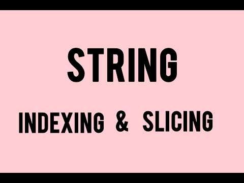 STRING| Indexing & Slicing✨ | Python🔥| Notes in description 👇🏻