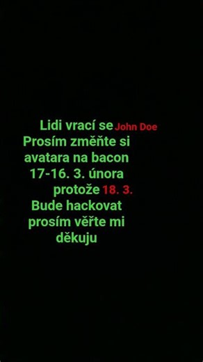 věřte mi fakt prosím zacráním vám účet