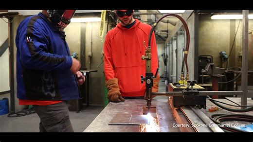 MORE SKILLED TRADES: “The idea of having a trades high school on the Spokane Community College campus is incredibly exciting, really making clear pathways for a specific group of students to see their career path from ninth grade through the high school experience, but including that opportunity to get a credential.” Spokane Community College Vice President of Instruction Jaclyn Jacot shares how creating a 9-12 grade trades high school on the SCC campus would provide an immersive, hands-on learn