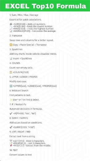 Master Microsoft Excel with These 10 Powerful Formulas | Excel Formulas Everyone Should Know in 2026
