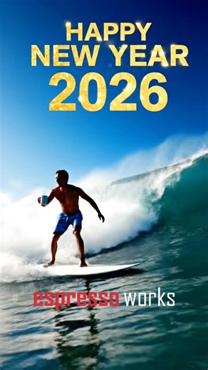 2026 || HAPPY NEW YEAR 2026!! We wish everyone a happy and safe start to the year. Enjoy some quality time in the sun with friends and family along with a large cup of coffee!! We will be back open next Monday 5 January 8am. Enjoy the remainder of your holiday break and we’ll see you all next Monday. | Espresso Works