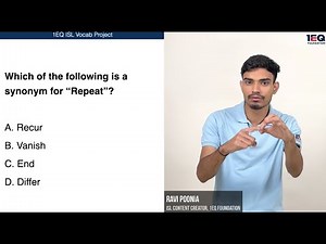 Repeat | 1EQ ISL Vocab