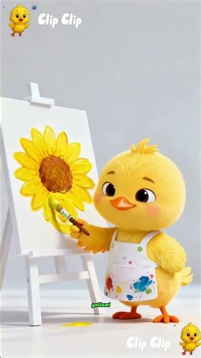 Learn Colors with Cute Chick 🐥 | Fun Kids Learning Video 🎨