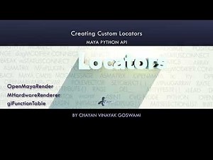 (Maya Python API) 16 - Writing a Locator