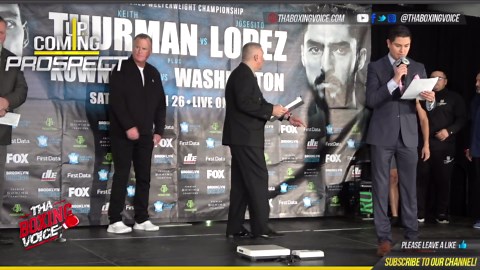 🔵 Chris Colbert vs Josh Hernandez weigh in and face off 💪🏾