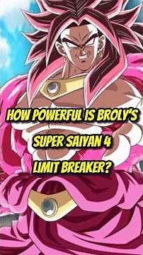 How powerful is Broly’s Super Saiyan 4 Limit Breaker in Super Dragon Ball Heroes? #dragoball #goku