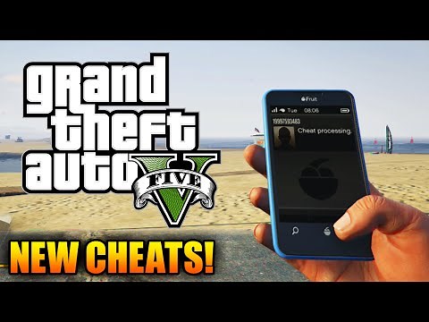 GTA 5 CHEATS: NEW Cellphone Cheats Found! Moon Gravity & MORE! (GTA 5 Cheat Codes Gameplay)