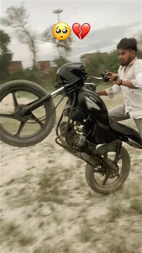 Splendour stunt 🥺💔public support 😢ll sagarvlog ❤️ll #splendormodified #splendorstunt #shotsvideo