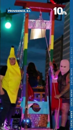 Rhode Island Pride to review float depicting Mayor Smiley dangling in front of road roller