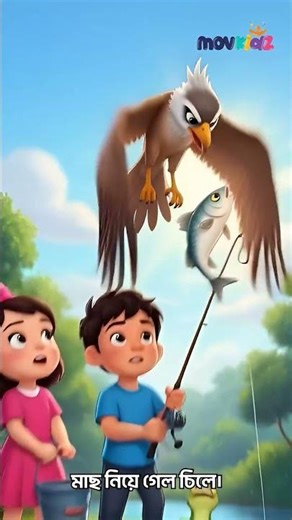 Khoka gelo mach dhorte | Bengali Nursery Rhymes | Bangla Cartoon | Movkidz