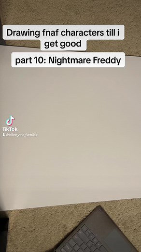 Drawing Nightmare FNAF Characters Process Video