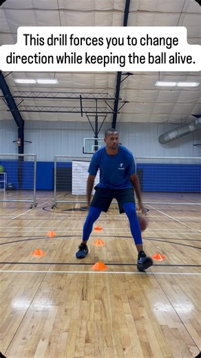 Coach Kyle | Basketball Trainer on Instagram: "Handles + footwork + cardio = game-ready skills #basketball #agility #student"
