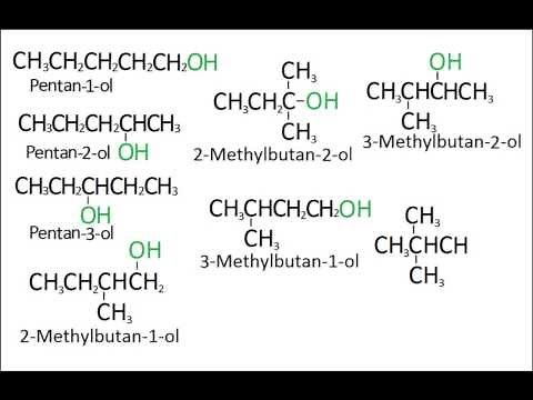 C5H12O Functional isomers