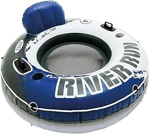 Intex River Run 1 Person Inflatable Floating Tube Lake/Pool/Ocean Raft