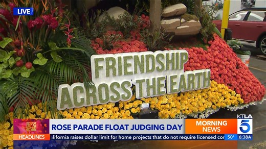 12K views · 127 reactions | COUNT DOWN TO ROSE PARADE: Our very own Gayle Anderson wrapped up our series of reports spotlighting the work required to produce the more than thirty 2025 Rose Parade Floats. On Dec. 31, Gayle took a look at the Rose Parade Float “Friendship Across the Earth” designed for the San Diego Zoo Wildlife Alliance. The nonprofit will participate in Pasadena’s Tournament of Roses Parade for the fourth consecutive year on New Year’s Day 2025. | KTLA 5 News | Facebook