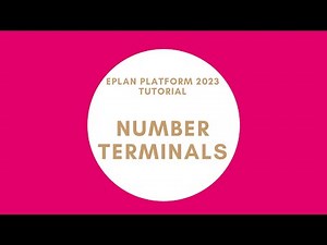 Terminal Numbering | EPLAN New Platform