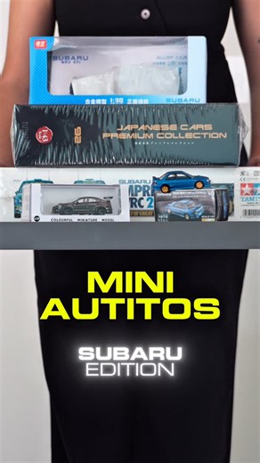Subaru Paraguay on Instagram: "Lo bueno viene en frascos pequeños… y lo icónico viene en cuatro ruedas, directo desde Japón 🇯🇵🔵🚗 Estos mini autitos Subaru Edition no son solo merch: son modelos inspirados en la historia, el diseño y el ADN rally de Subaru. Pequeños por fuera, con el mismo espíritu que los originales 💙 🔵 Detalles cuidados 🔵 Estilo japonés 🔵 Hechos para fans y coleccionistas 📍 Te esperamos en nuestro showroom de MCAL para que los veas de cerca y descubras todo nuestro mer