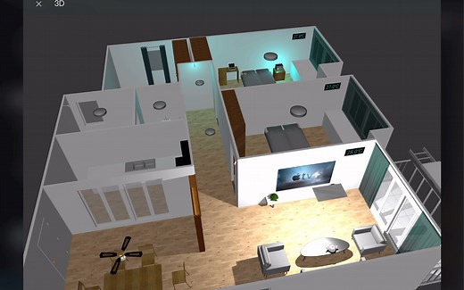 试玩homeassistant真3D插件floor3d-card非常好玩
