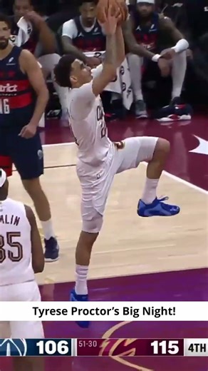 🔥Tyrese Proctor DOMINATES with 22-11-8 vs Wizards 🔥
