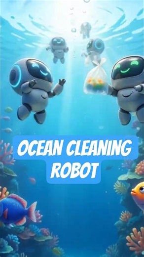 Future Robots Help Clean Up Ocean Trash 🧐
