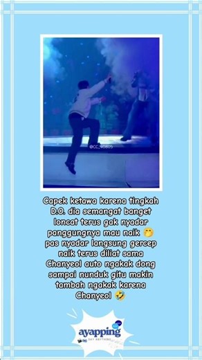 capek ketawa karena tingkahnya #do di konser #exo ditambah #chanyeol juga ngakak liatnya 🤣