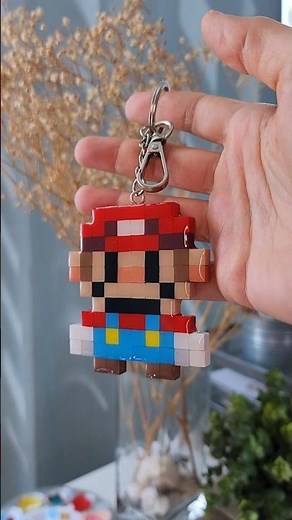 Super Mario Bros keychain resin art #supermariobros #mariobros #nintendo #customkeychain