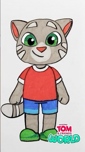 How to Draw Tom ✏️ #TalkingTomFriendsWorld