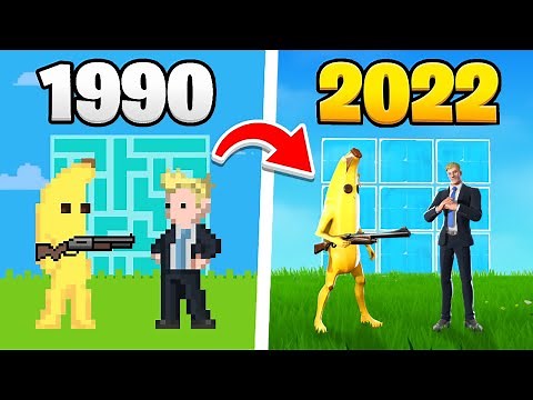 The EVOLUTION of FORTNITE 1990 - 2022