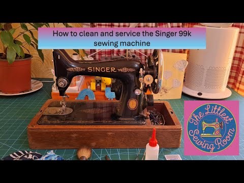 How to clean and Service the singer 99k