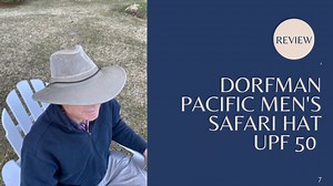 Watch Dorfman Pacific Mens Brushed Twill Mesh Safari Hat Review on Amazon Live