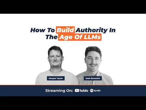 How to Build Authority in the Age of LLMs | SEO On-Air Podcast
