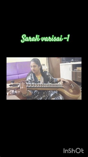 Sarali varisai tutorial-1💖 #carnaticmusic #veenai#veenainstrumental #veenatutorial #ytshort #reels