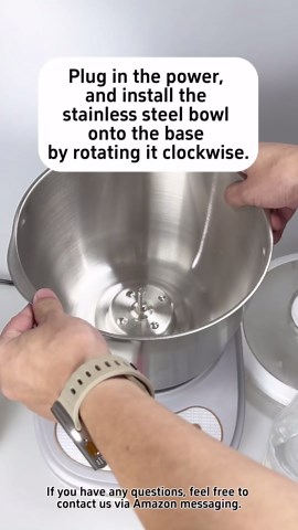 Dough Mixer 7L Large Capacity Electric Dough Maker with Ferment Function for Baking Bread Dough&Pizza Dough - Dough whisk 304 Stainless Steel Blender Add water/seasoning with Top Small Window