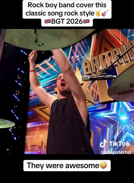 Rock Boy Band's Classic Cover on BGT 2026