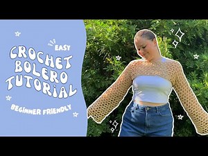 ✨easy✨ mesh fishnet sleeves/shrug/bolero | crochet tutorial