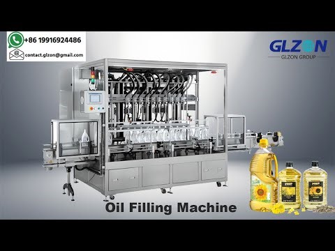 Automatic Edible Oil Filling Machine | Cooking Oil Packaging System with Precision Filling, Capping