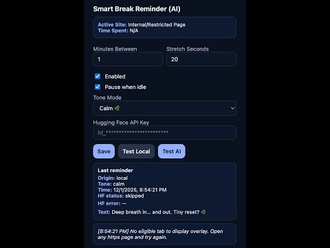 Smart Break Reminder