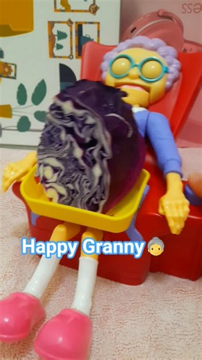 🌈ASMR-TRENDING👵 WOW! GRANNY'S FAVORITE PURPLE CABBAGE #trendingshorts #viralvideo #shorts #asmr