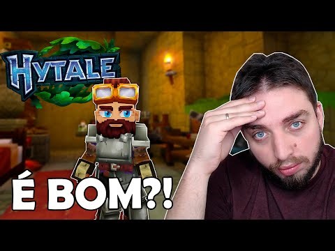 Joguei HYTALE depois de 13 anos JOGANDO MINECRAFT....