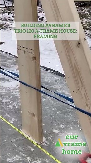 The "Skeleton" of an Avrame's A-frame house