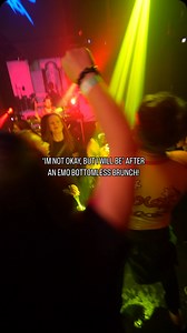 ‘I’m not okay, but I will be’ after an EMO bottomless brunch! 🖤 | The Brunch Club