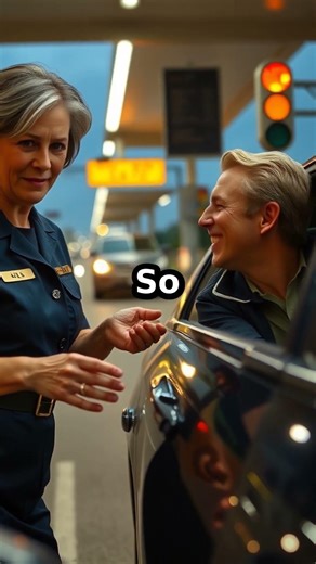 Driver paid tolls in pennies, I made them wait while I counted.