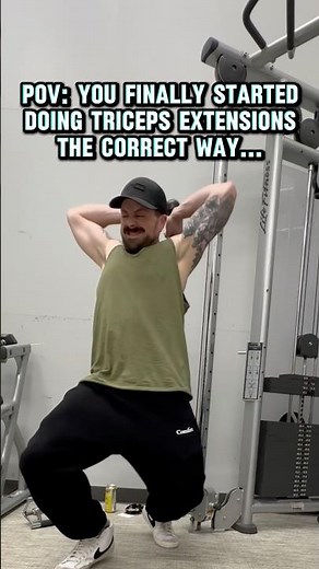 How To Do Overhead Tricep Extensions… The CORRECT Way!