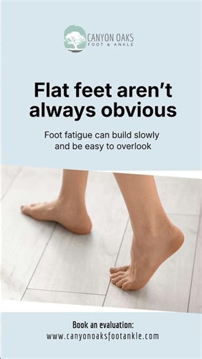 Flat Feet Aren't Always Obvious | Visalia Podiatrist