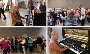 VIDEO: Watch moment incredible Dundee pianist got locals dancing and singing in city's railway station