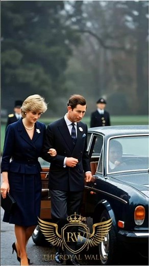 Historic Moment at Buckingham Palace Prince Charles Gets Emotional and Kisses Princess Diana💕👑