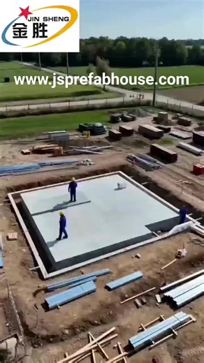 JS modular house.light steel while from.design to onsite work all by our team. www.jsprefabhouse.com #modularhouse #jsprefabhouse #fasthouse #sweethome #steelhouse
