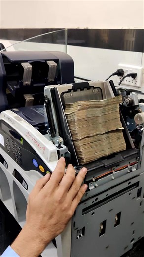 Cash sorting machine repair process #money #machine #currency