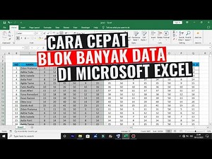 How to Quickly Block Multiple Data in Microsoft Excel
