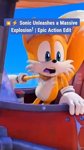 💥⚡ Sonic Unleashes a Massive Explosion! | Epic Action Edit#Sonic #SonicPrime #SonicEdit #shorts